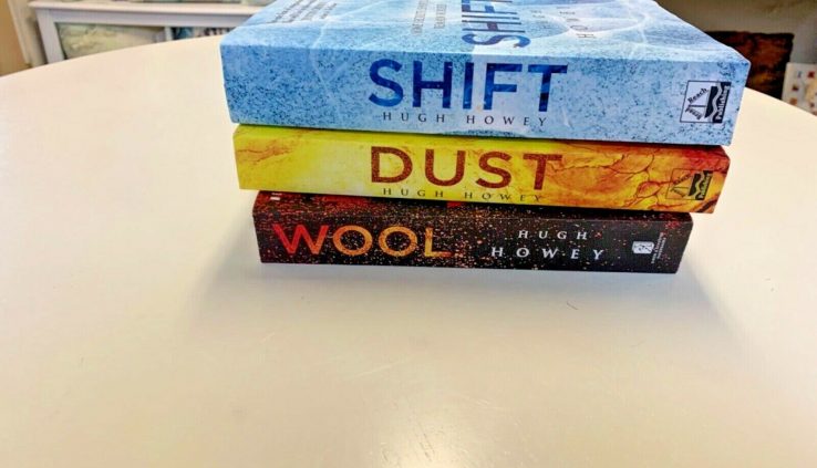FIRST 3 Books Silo Saga Series 1) Wool 2) Shift & 3) Dust by Hugh Howey