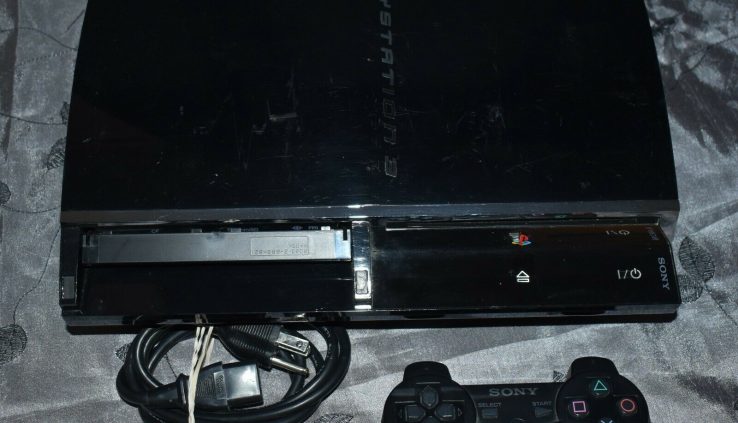 Sony PlayStation 3 80GB Backwards Like minded Console (CECH-E01, PS3) DualShock 3