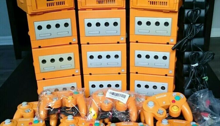 Nintendo GameCube Spice Orange Gamecube Effect Switch mod. US Seller.