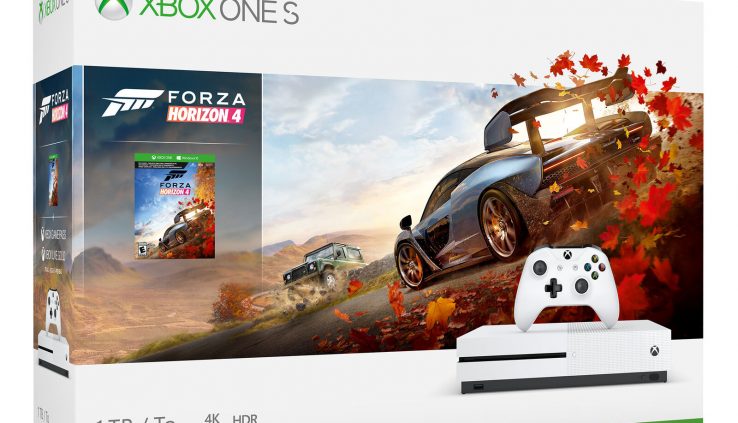 Microsoft 234-01121 Xbox One S 1TB Forza Horizon 4 LEGO Tempo Champions Bundle,