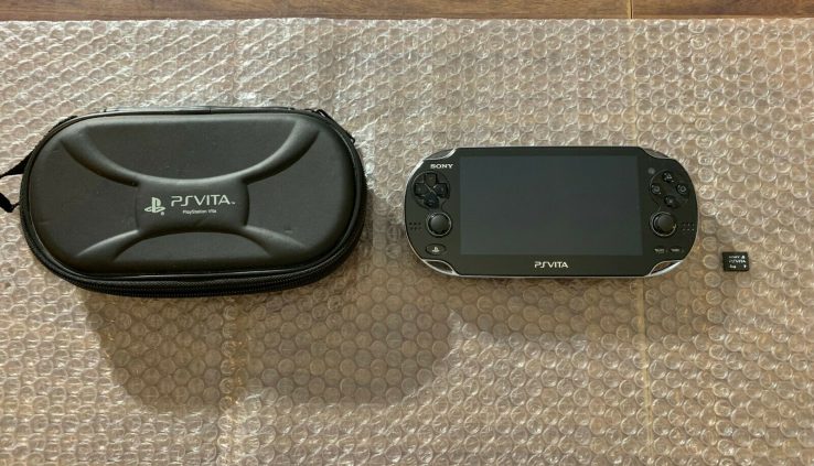 Sony PlayStation Vita PCH-1001 Wi-Fi System – 3.73 Firmware + 4 GB Reminiscence Card