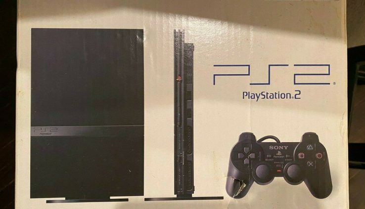 Birth Box Sony PlayStation 2 – Slim Shaded Dwelling Console SCPH79001CB Charcoal Shaded