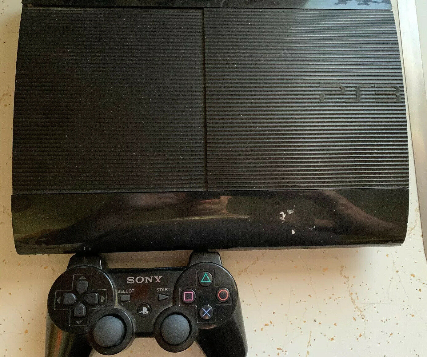 Sony Playstation3 PS3 250gb Huge Slim CECH-4001B Bundle w 1 Controller