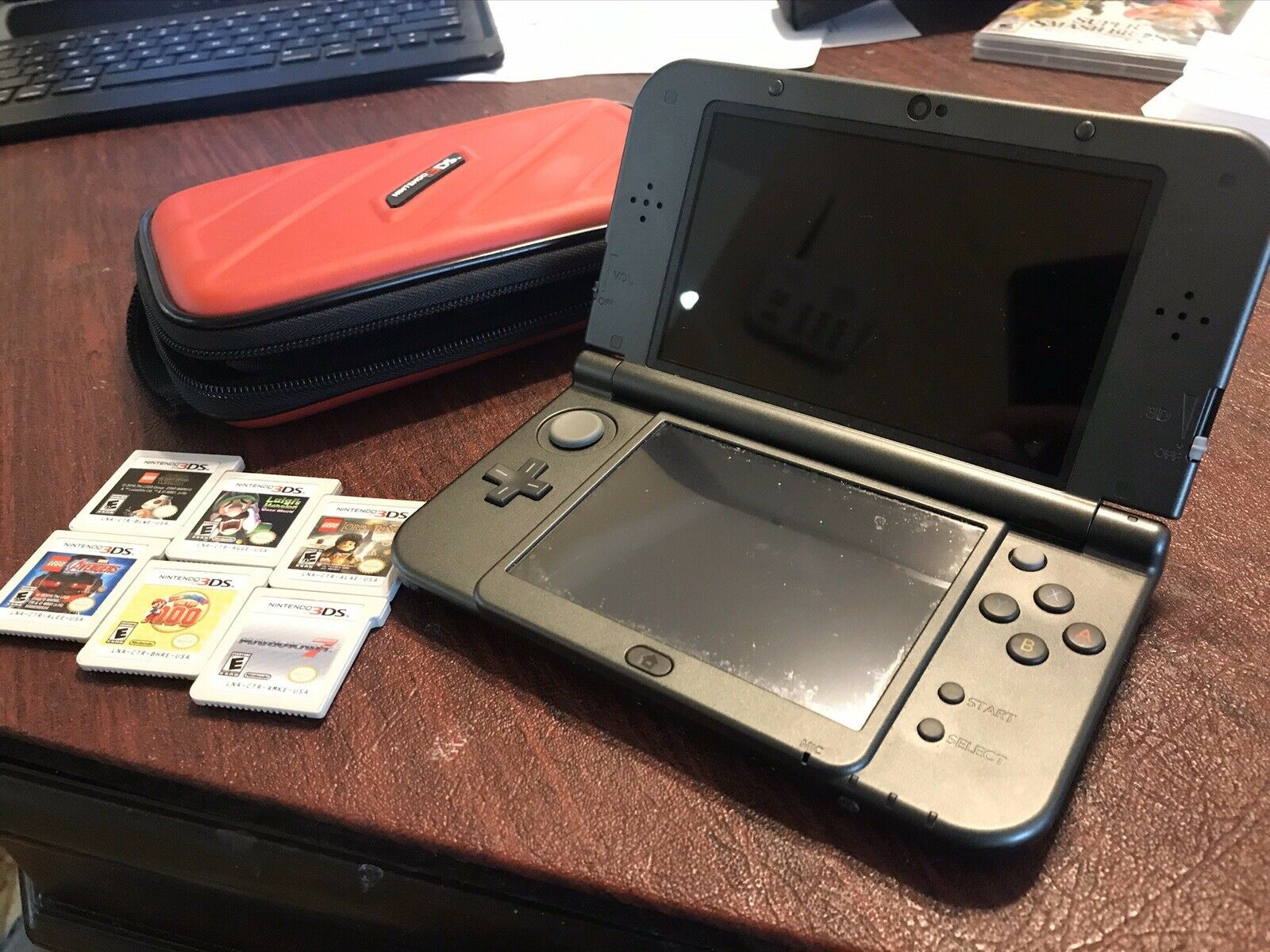 Nintendo 3DS, Case, And Six Games - iCommerce on Web