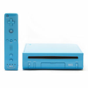 Nintendo Wii- Blue-CONSOLE ONLY! No Remote Or Vitality Adapter.