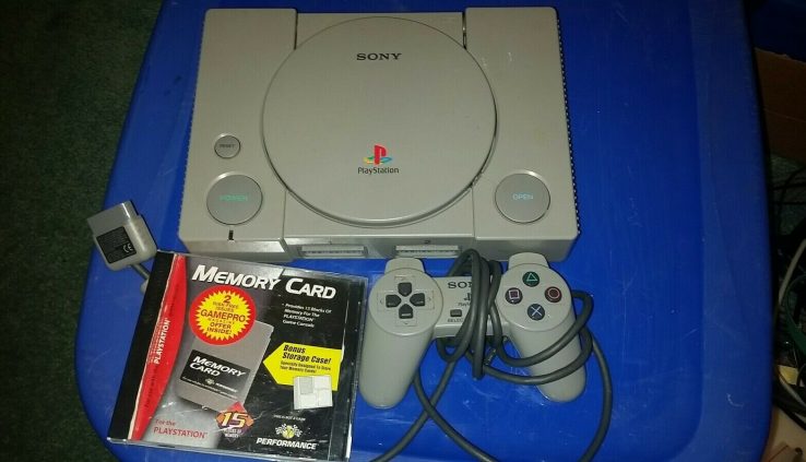 Sony PlayStation 1 PSX PS1 Console W/ Controller and memory card