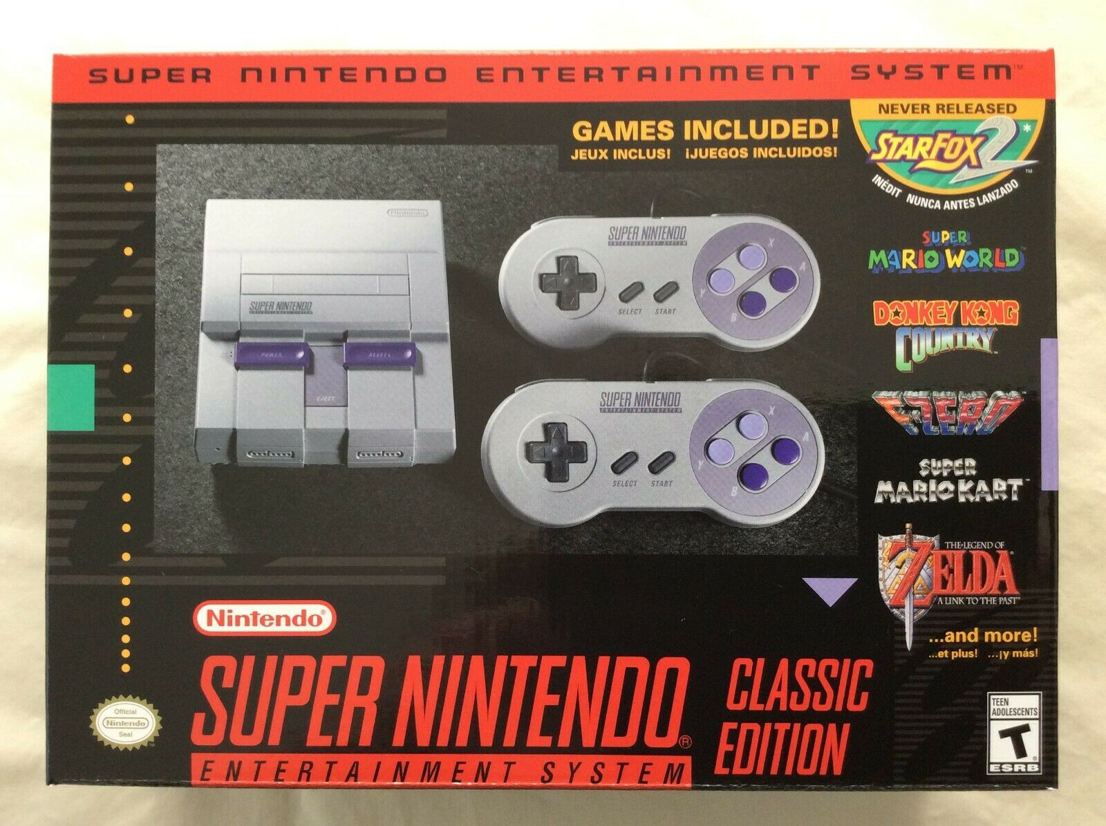 SNES Traditional Mini Edition Neatly-organized Nintendo Entertainment ...