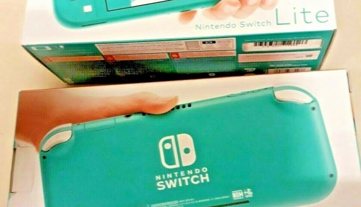 Nintendo Switch Lite – Turquoise Trace Unique in Box Free Transport