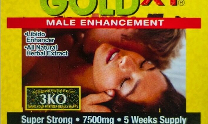 3 KO GOLD XT Male Sexual Enhancement 100% Official 3 Pills Cartridge One Pack!