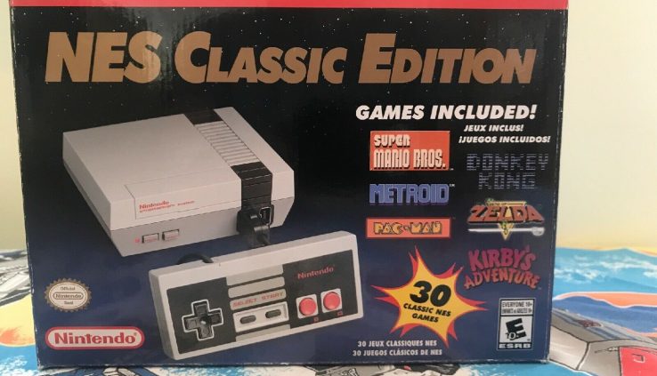 Authentic Nintendo NES Classic Edition Console with 30 games installed NO RESERVE