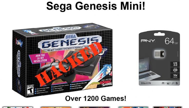 SEGA Genesis Mini Sport Console – 5 Techniques – Over 1200 Video games!