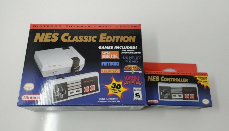 Gracious Nintendo NES Classic Version Console with 30 video games, Further Controller