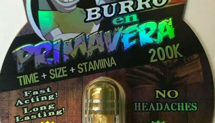 BURRO en PRIMAVERA 200K  (24 Pack)  Male Sexual Performance Enhancer Pills