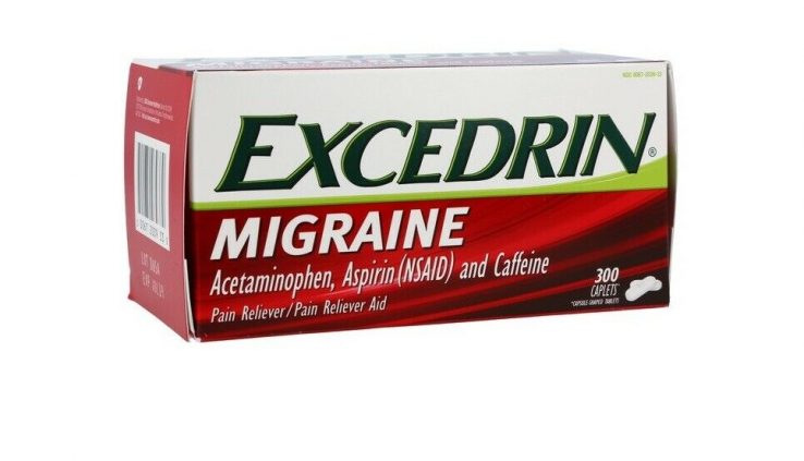 300 Lined Caplets EXCEDRIN MIGRAINE Wretchedness Reliever Abet Aspirin(NSAID) Caffeine