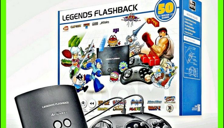 NIB Legends Flashback Videogame System Sega Genesis Nintendo Emulator + 50 GAMES