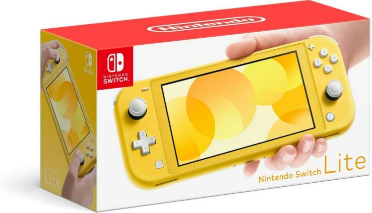 NINTENDO SWITCH LITE Yellow Handheld Video Game Console Gold BRAND NEW SEALED
