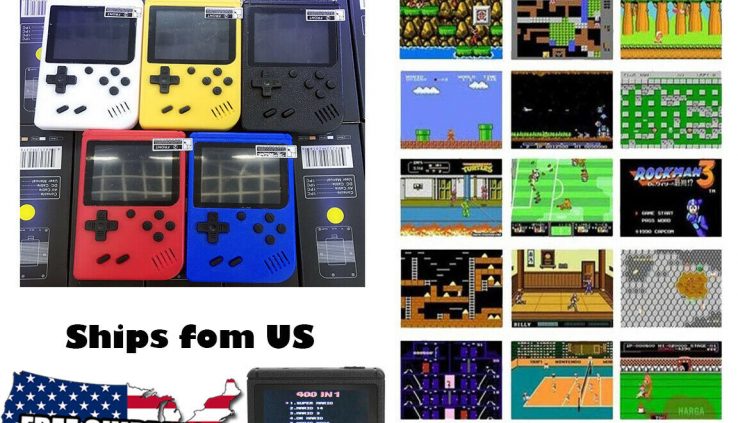 400 in 1 Retro Handheld Gameboy Fashion Console Traditional US Vendor