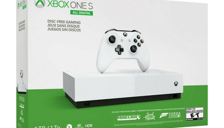 SEALED  Microsoft Xbox One S 1TB All-Digital Edition Console Bundle – NJP-00024