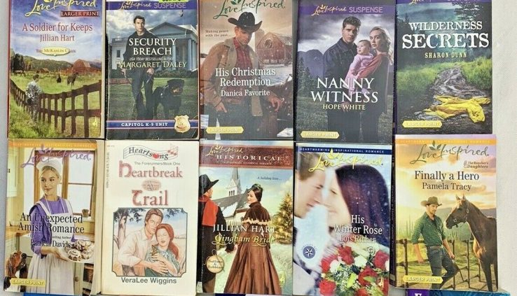 Lot of 20 RANDOM Handle Impressed/Heartsong Inspirational Romance Books