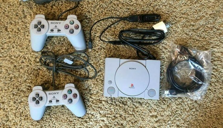 Sony PlayStation Traditional – Mods, 64gb usb, 42 video games and OTG/energy spoil up cable