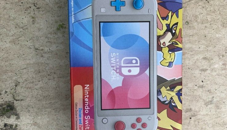 Nintendo Swap Lite Pokemon Zacaian Zamazenta Version 32 GB Grey Sword Shield