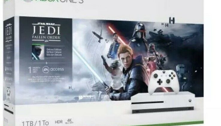 Xbox One S 1TB Megastar Wars Jedi: Fallen Utter Console Bundle!