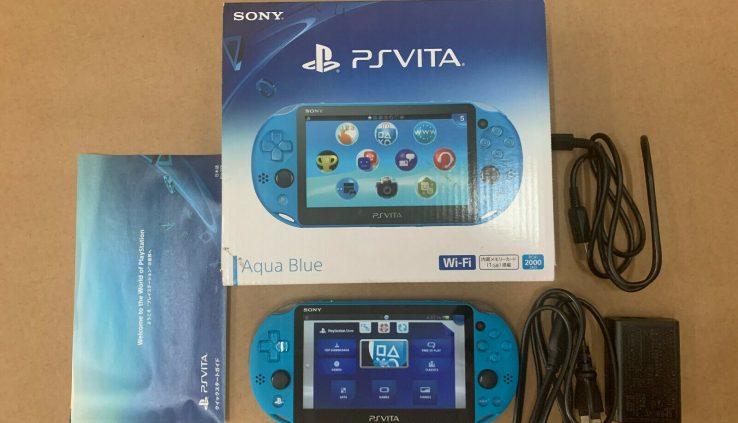 PS Vita PCH-2000 Sony PsJAPAN Initiate box – Aqua Blue