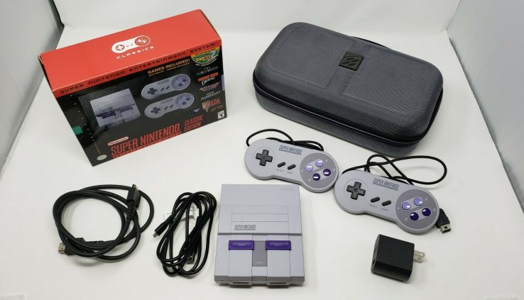 Gigantic Nintendo Console – Traditional Version SNES Ample W/ Raise Case Mario Zelda