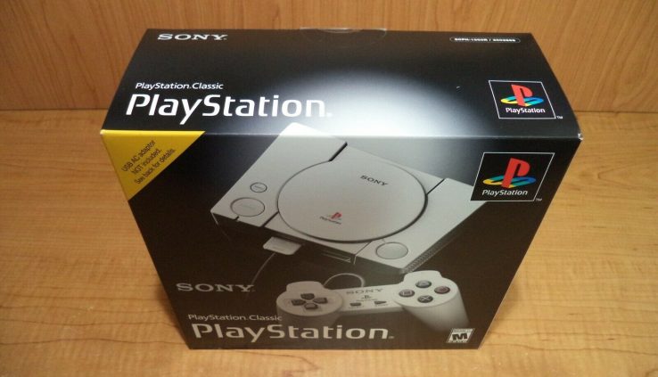 Sony PlayStation Classic Grey Console (NTSC-U/C) – BRAND NEW, FACTORY SEALED