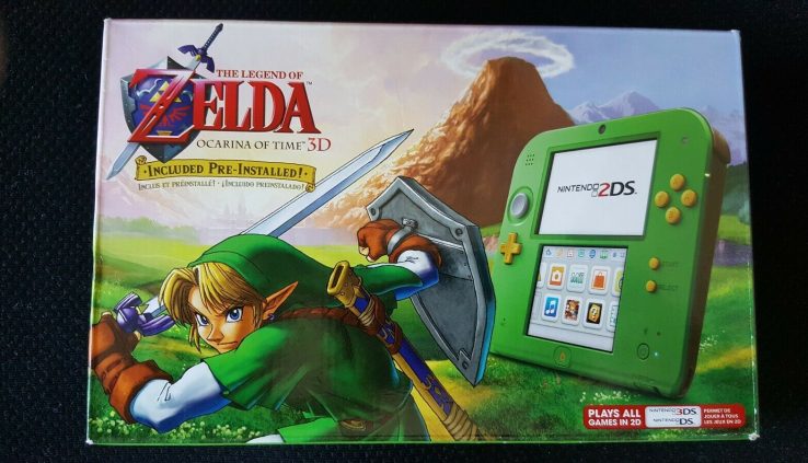 Nintendo 2DS  CONSOLE Hyperlink Edition with The Story of Zelda: Ocarina of Time 3D