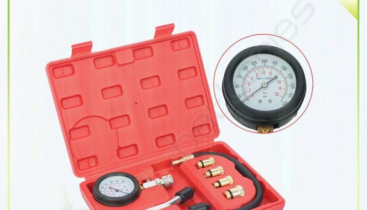 Engine Compression Tester Gauge Equipment Cylinder Rigidity Leakage Take a look at Instrument