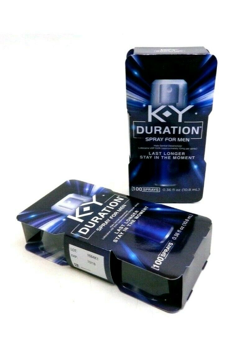 (2 PACK) K-Y KY Length Spray for Males Closing Longer Second 100 sprays ...