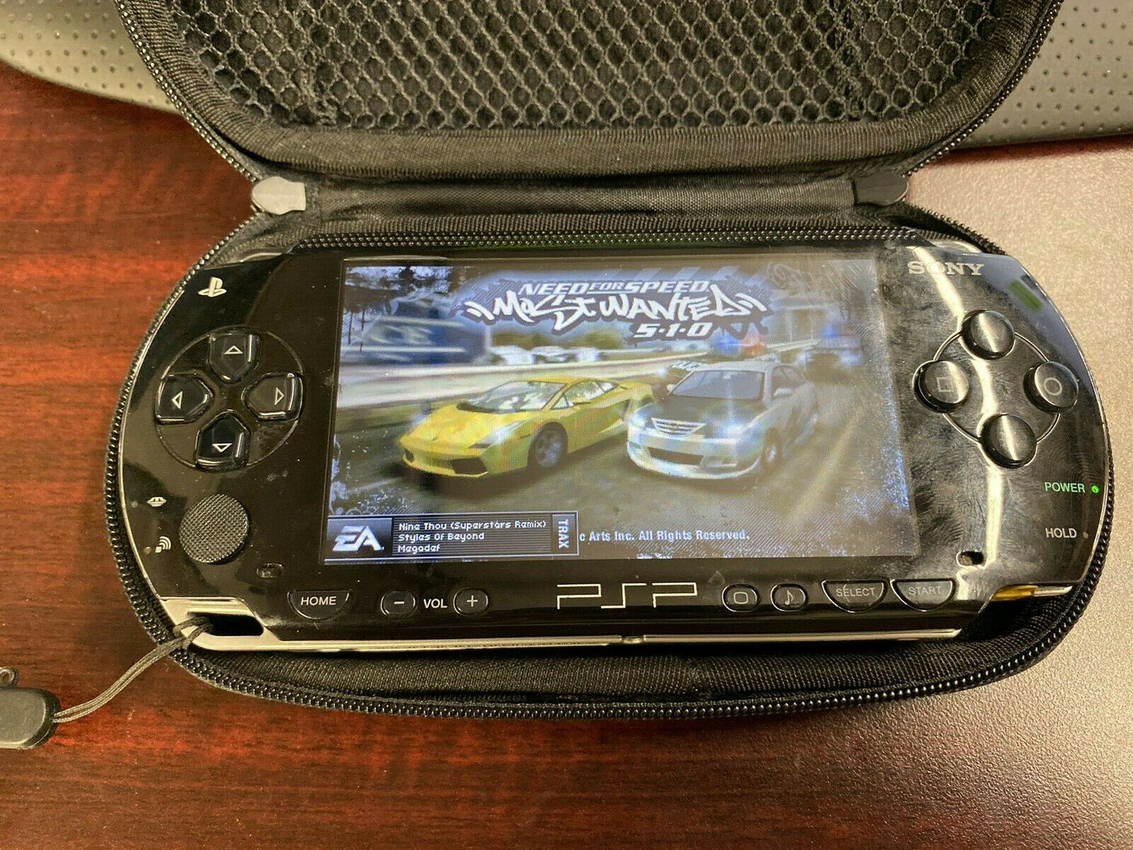 BLACK Sony PSP 1000 Scheme and sport lot TESTED WORKS on Web