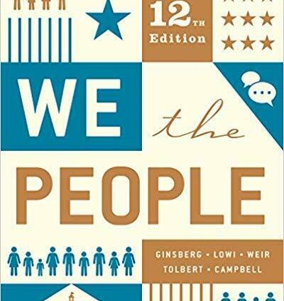 We the Other folks An Introduction to American Politics Twelfth Edition P-D-F🔥✅