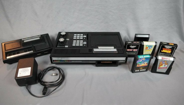 ColecoVision Coleco Console Video Sport Intention w/ Extension and Six Games