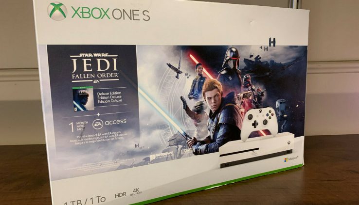 MICROSOFT XBOX ONE S 1TB STAR WARS JEDI FALLEN ORDER DELUXE EDITION SEALED