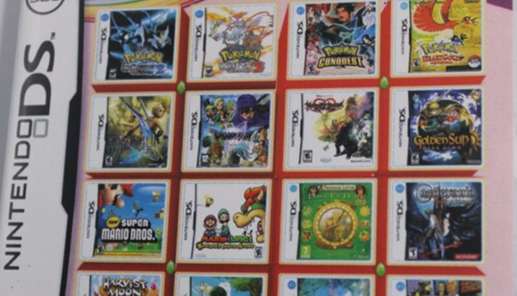 208 in 1 Game Games Cartridge Multicart For Nintendo DS NDS NDSL NDSi 2DS 3DS