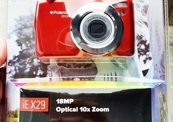 POLAROID iE X29 18MP Optical 10x Zoom Digital Camera + BUY 4 GET 7% OFF!