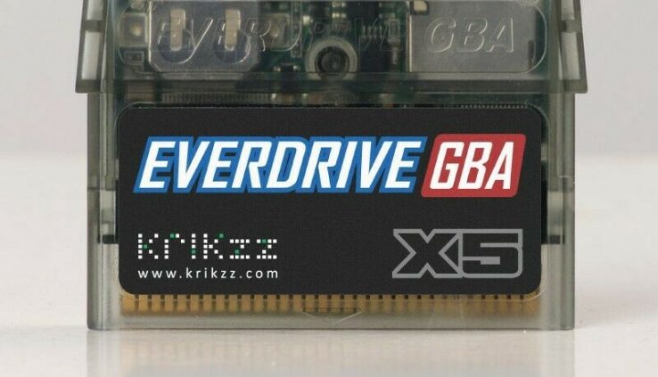 KRIKzz Everdrive GBA X5 Nintendo Gameboy Arrive + OFFICIAL Storage Box