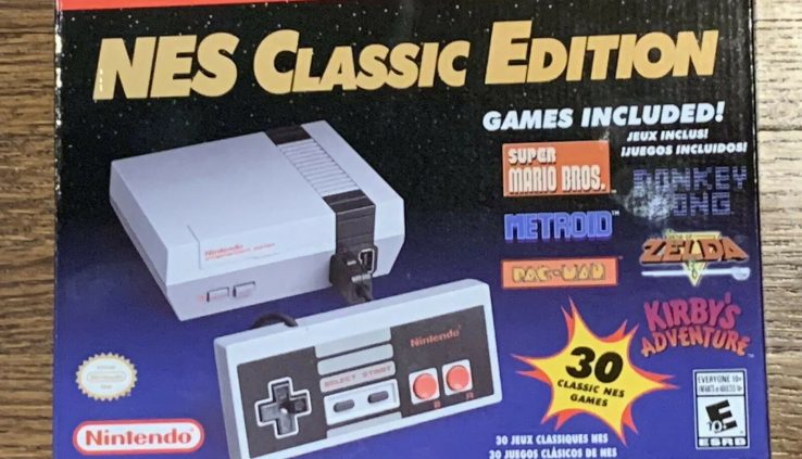 NES Classic Edition Nintendo System Mini Console Authentic w 30 Video games Fresh in Field