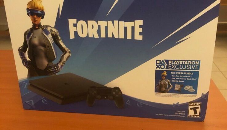 Sony PlayStation 4 Slim 1TB Gloomy Console Fortnite Bundle