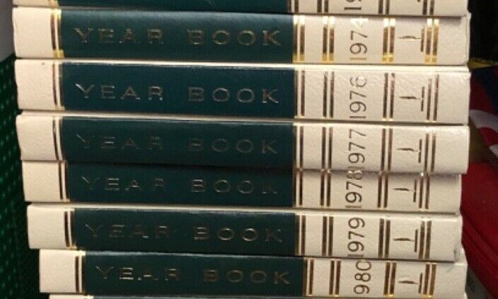 The World Book Encyclopedia Yearbooks 1965-1992, $6.99 each!!
