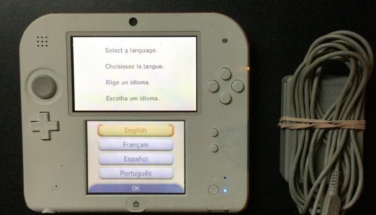 Nintendo 2DS Originate Edition White & Purple Handheld System