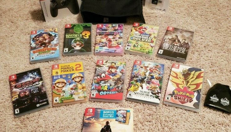 Extensive Nintendo Swap bundle (11 games, Educated Controller, 256gb Micro SD card)