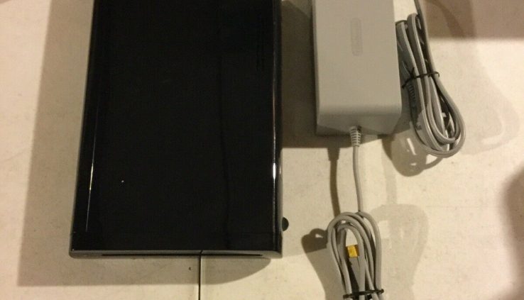 Nintendo Wii U Launch Model 32GB Murky Handheld Gadget With Energy Present