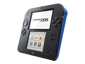 Nintendo Nintendo 2DS Blue & Black Handheld System B9S Rattling. Missing rubber