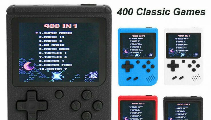 Mini Retro Handheld Game Console System Constructed-in 400 / 500 in 1 Video games Player