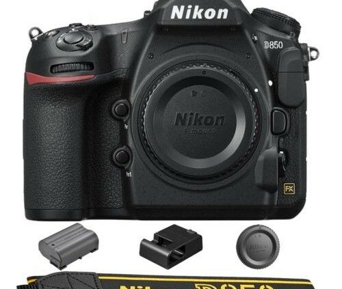 Nikon D850 Digital SLR Camera Body forty five.7MP 4K FX-format