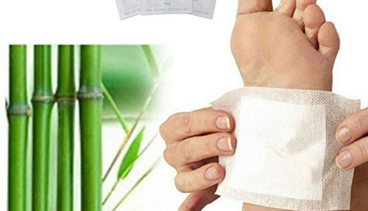 100pcs Detox Foot Pads Patch Detoxify Toxins + Adhesive Keeping Match Effectively being Care
