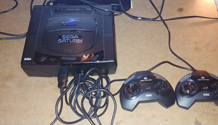 sega saturn console With Two controller and sport